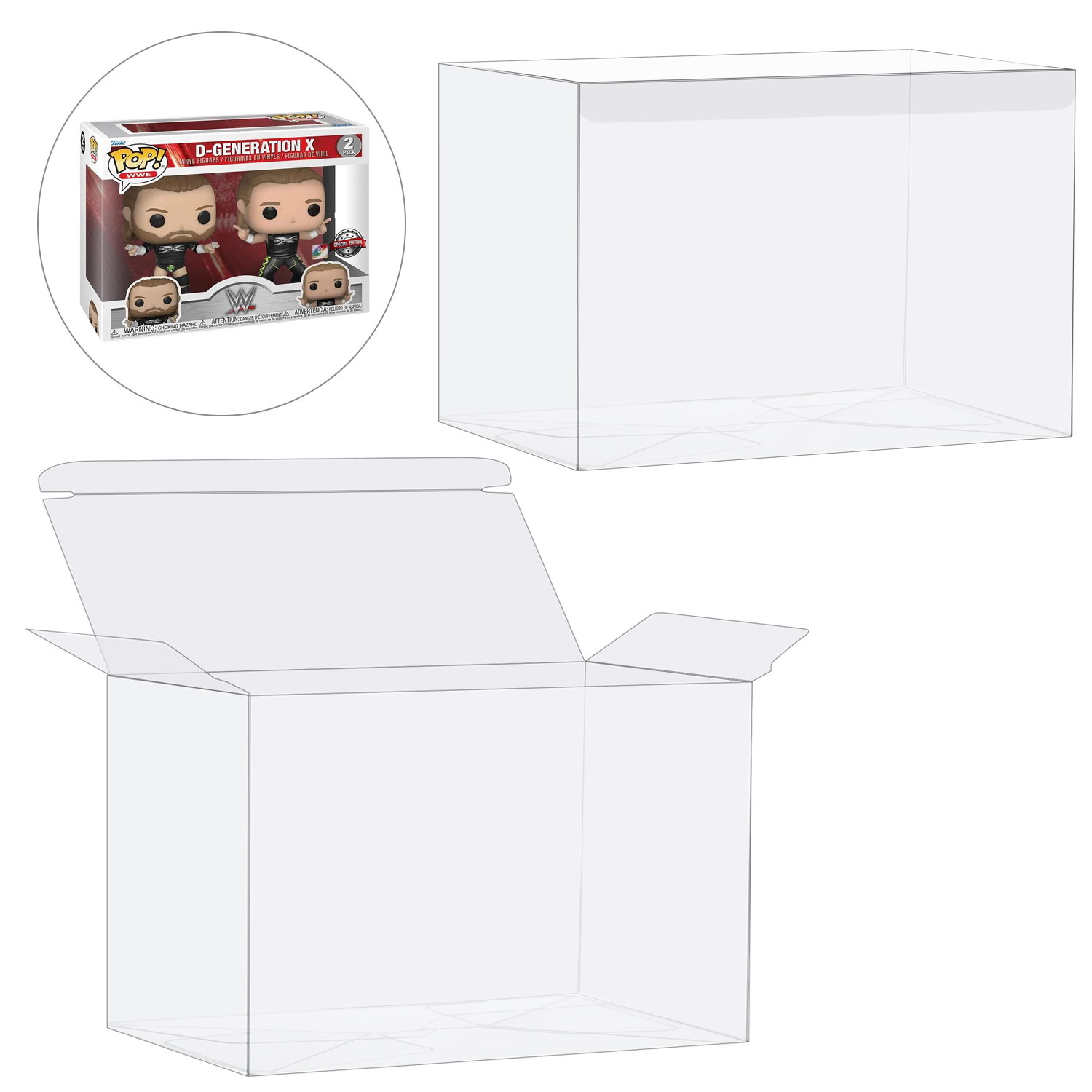 Funko Pop Protector - HIGOPLAY 2 en 1 Pack étui