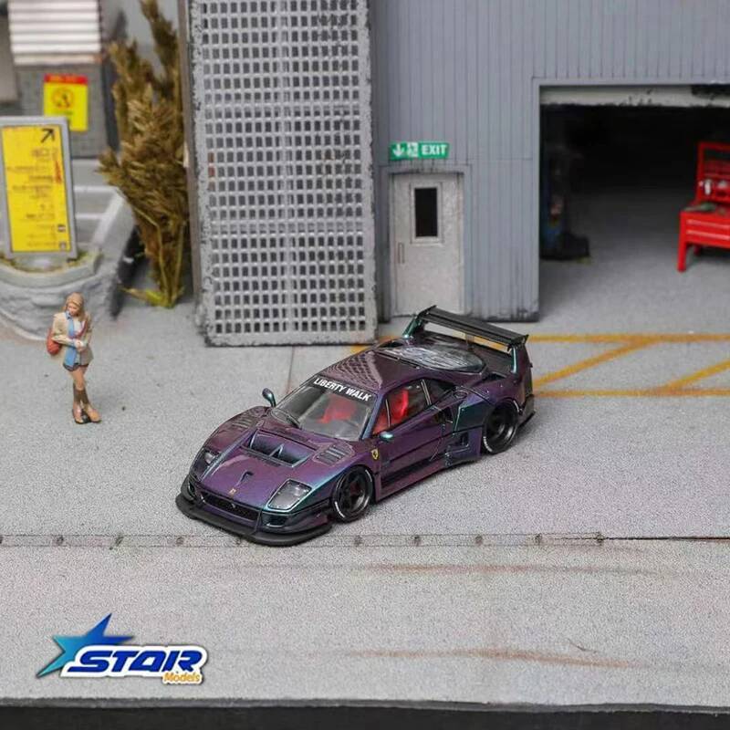 STAR 1:64 LBWK F40 bleu glace  - Die Cast Car 1 64 avis et prix